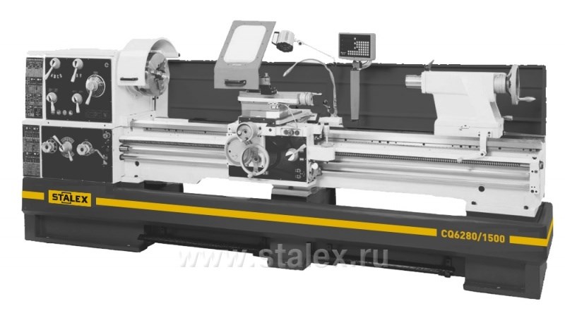 Фото 3 - Станок токарно-винторезный STALEX CQ6280/1500 (Аналог токарного станка 16К40, ДИП400).