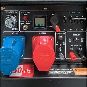 Фото 7 - ГЕНЕРАТОР ДИЗЕЛЬНЫЙ STEM TECHNO S8500DE ТРЕХФАЗНЫЙ С АВР (8,5 КВТ).