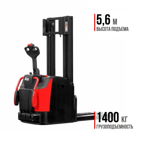 Фото 74 - Штабелер с платформой премиум HC CDD14-AC1S(2S) VFHM550.