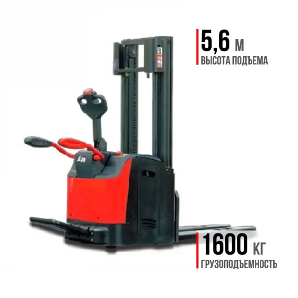 Фото 49 - Штабелер с платформой премиум HC CDD16-AC1S VFH550.