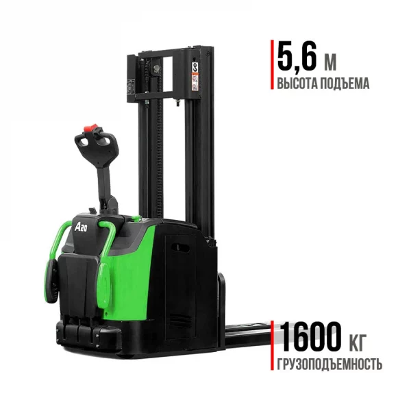 Фото 55 - Штабелер с платформой премиум HC CDD16-AC1S-I VFHM550.