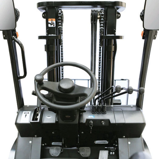 Фото 76 - Погрузчик вилочный бензиновый EP Equipment CPQD30T8 OPTIMAL SERIES (Nissan, 3F480, SS, ST, ГБО, кабина с отопителем).