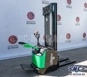 Фото 10 - Штабелер с платформой премиум HC CDD20-AC1S-I.